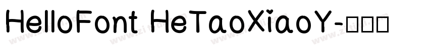 HelloFont HeTaoXiaoY字体转换
